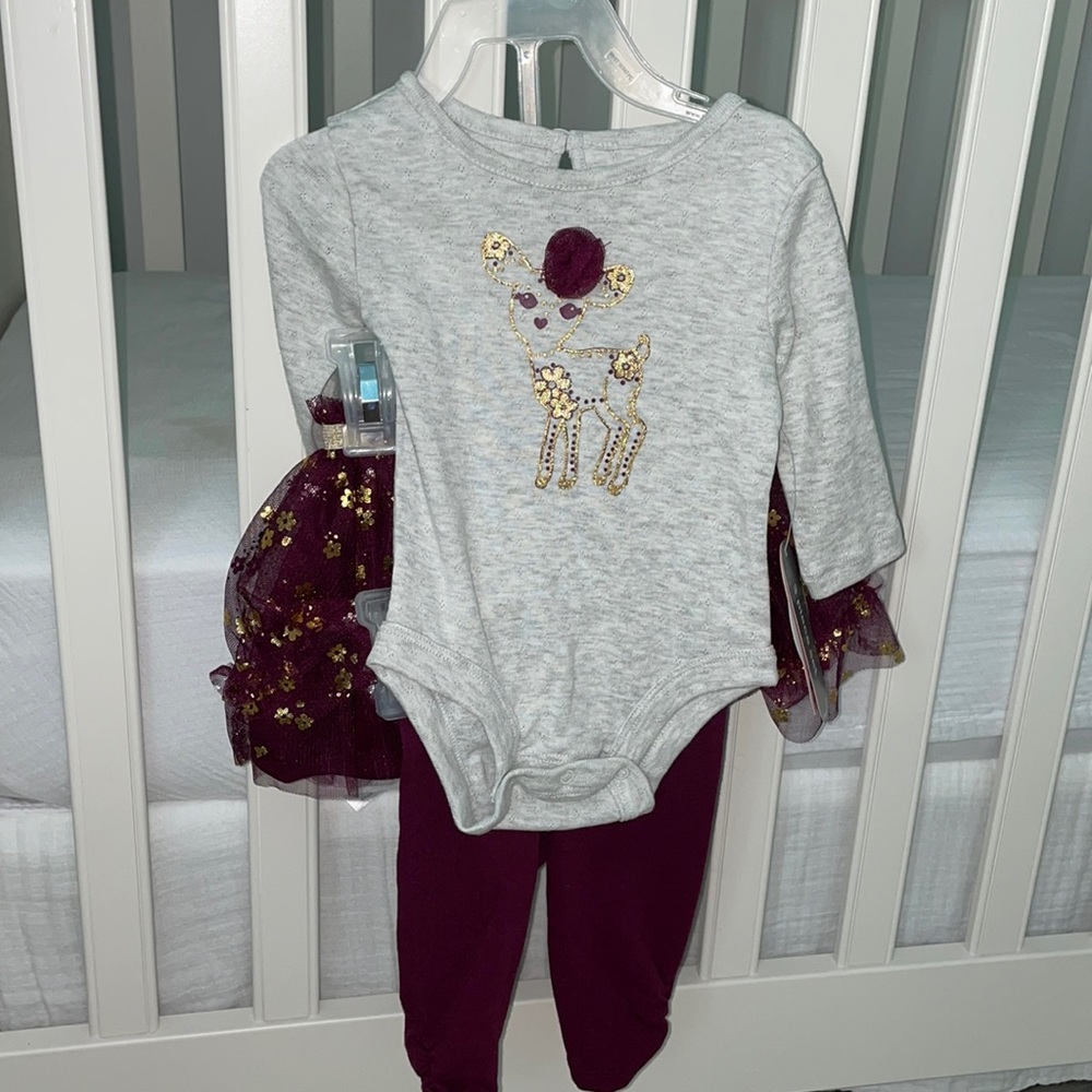 Wondernation outfit set 0-3 months